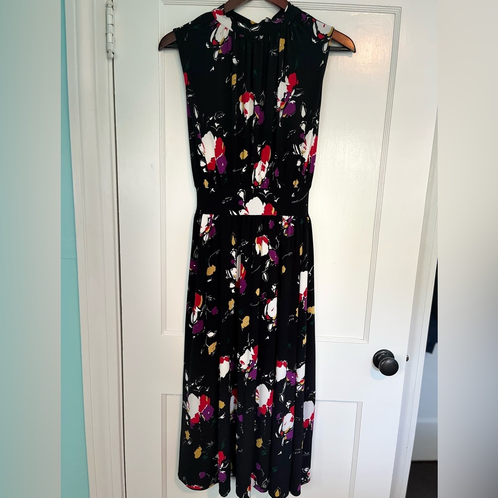 Medium long floral dress